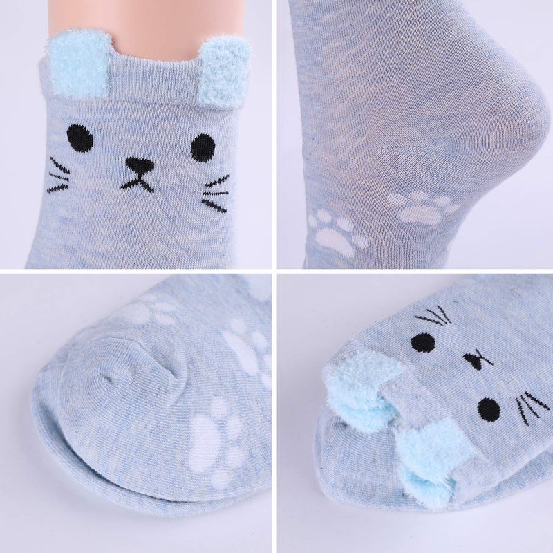 Jeasona Womenâ€™s Cat Socks Cute Cat Gifts for Women Mom Teenage Girls - Image 4